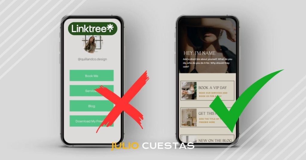 Por qué no deberías usar Linktree y qué usar en su lugar