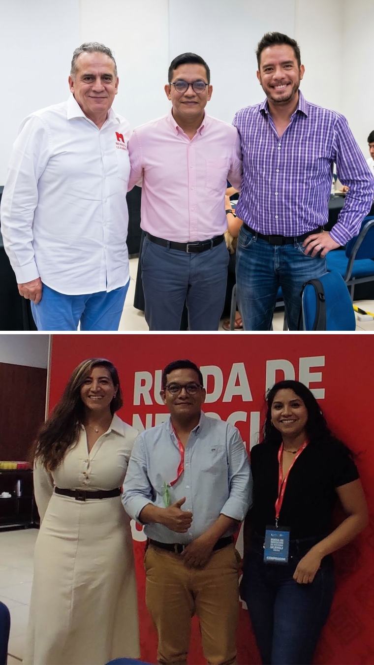 Julio Cuestas en una rueda de negocios y networking empresarial