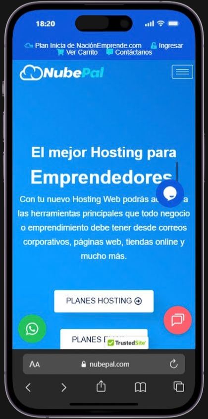 Nubepal en móvil